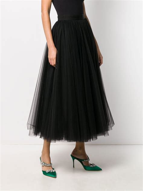 dolce and gabbana tulle skirt
